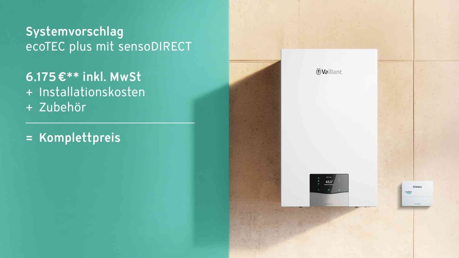 Grafik, die die Kosten einer neuen Gasheizung abbildet