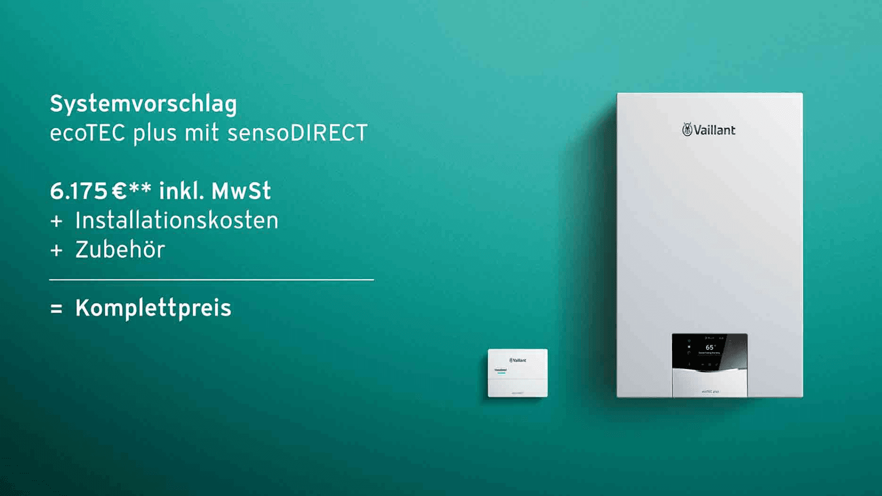 Grafik, die die Kosten einer neuen Gasheizung abbildet